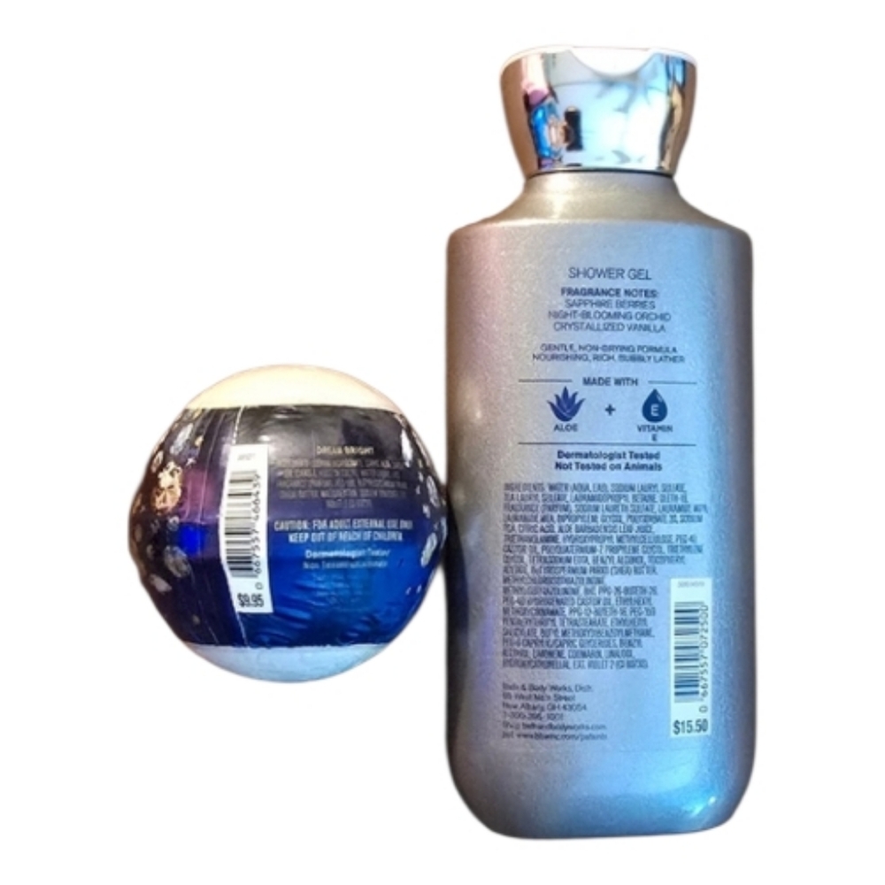 Bath & Body Works Dream Bright Shower Gel and Bath Fizzy Set - Picture 2 of 2